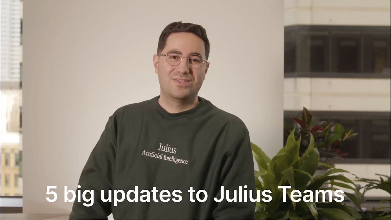Spring updates to Julius Teams